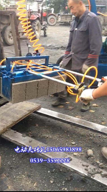 标砖电动起砖机 小型免烧砖设备的技术与应用